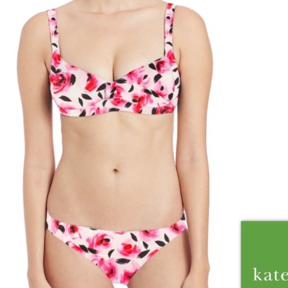 Kate Spade rose bow bikini